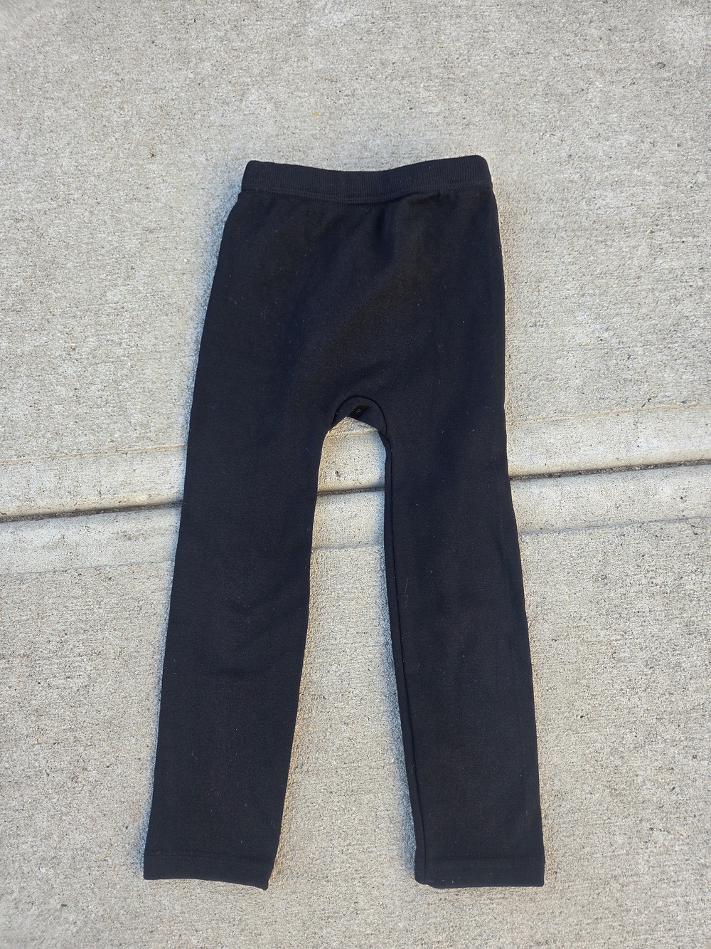 The Children's Place Black Kids Leggings - Classic Stretch Lined Bottoms